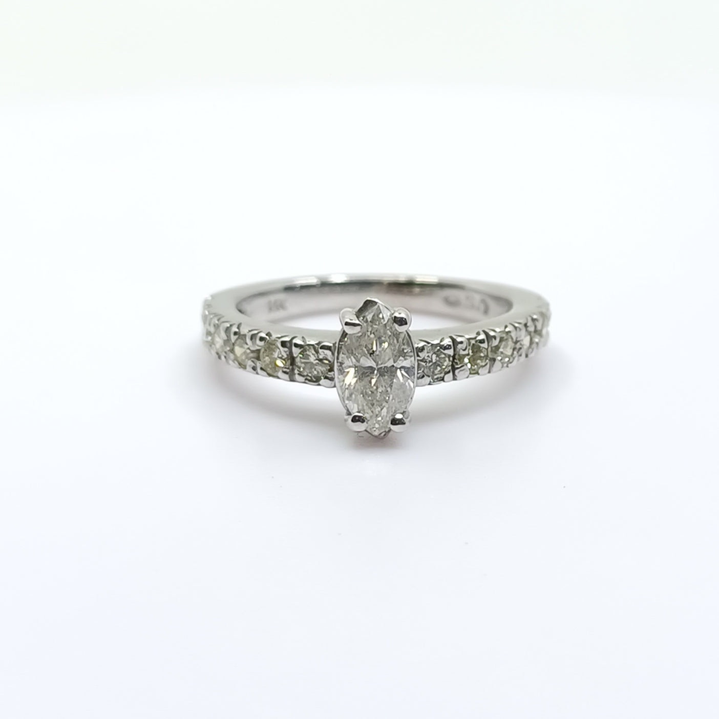 Diamond Engagement Ring Women's Marquise cut 1.00cttw 14kt Gold