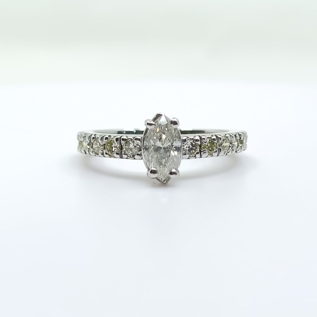 Diamond Engagement Ring Women's Marquise cut 1.00cttw 14kt Gold
