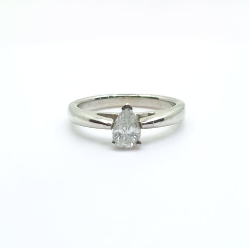 Diamond Engagement Ring Women's Pear cut 0.50ct 14kt Gold