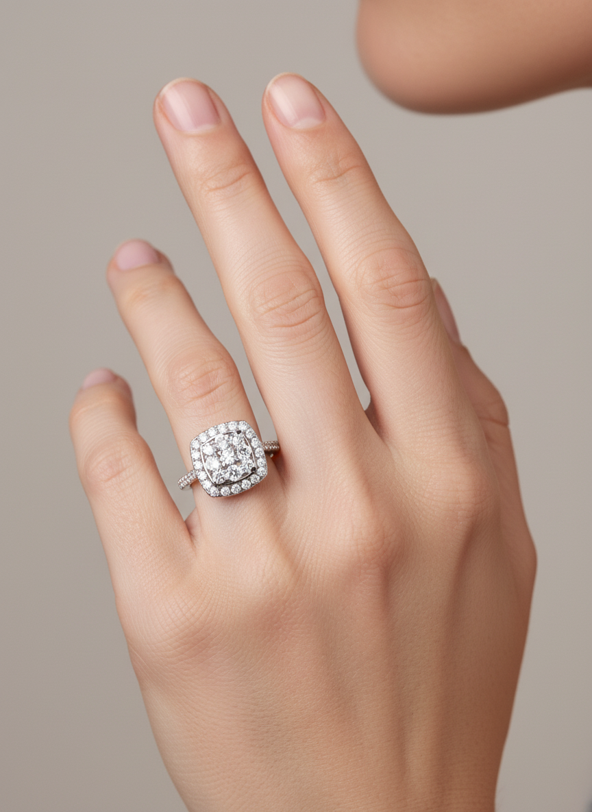 Amante Diamond Ring 0.60CTW in 14k Gold