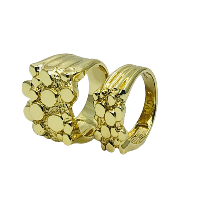 14k Gold Fancy Nugget Ring