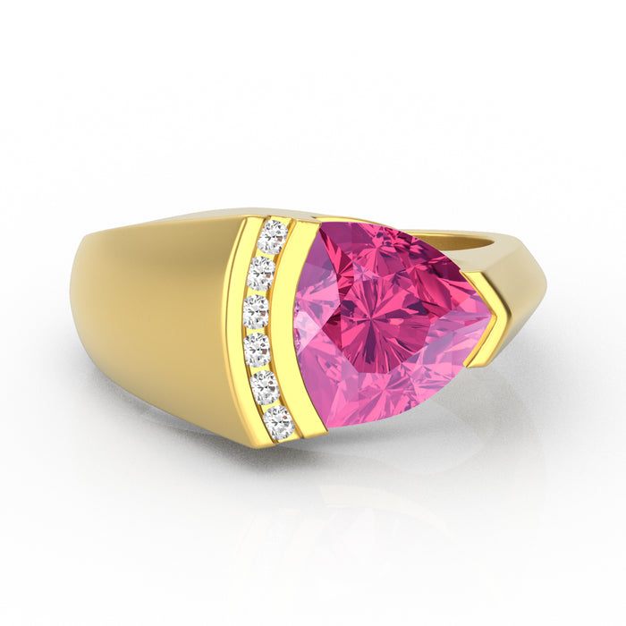 “Iconic" Ring with 2.42ct Pink Rose