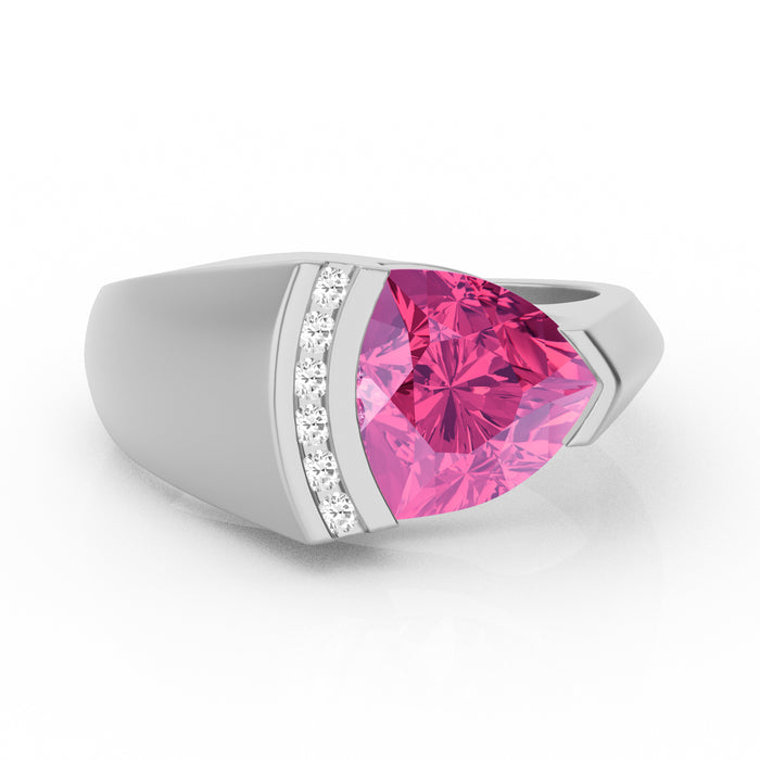 “Iconic" Ring with 2.42ct Pink Rose