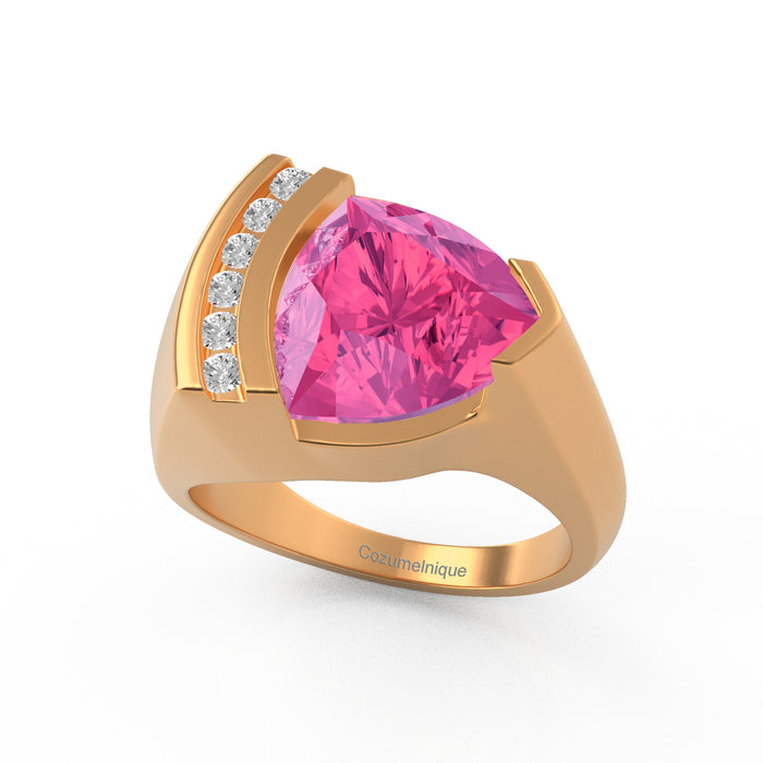 “Iconic" Ring with 2.42ct Pink Rose