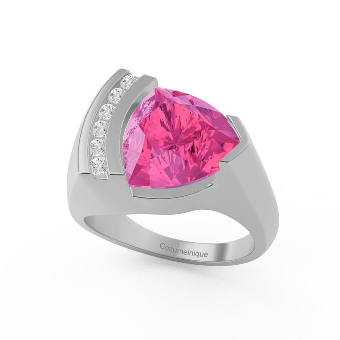 “Iconic" Ring with 2.42ct Pink Rose