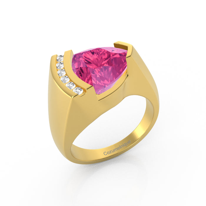 “Iconic" Ring with 2.42ct Pink Rose