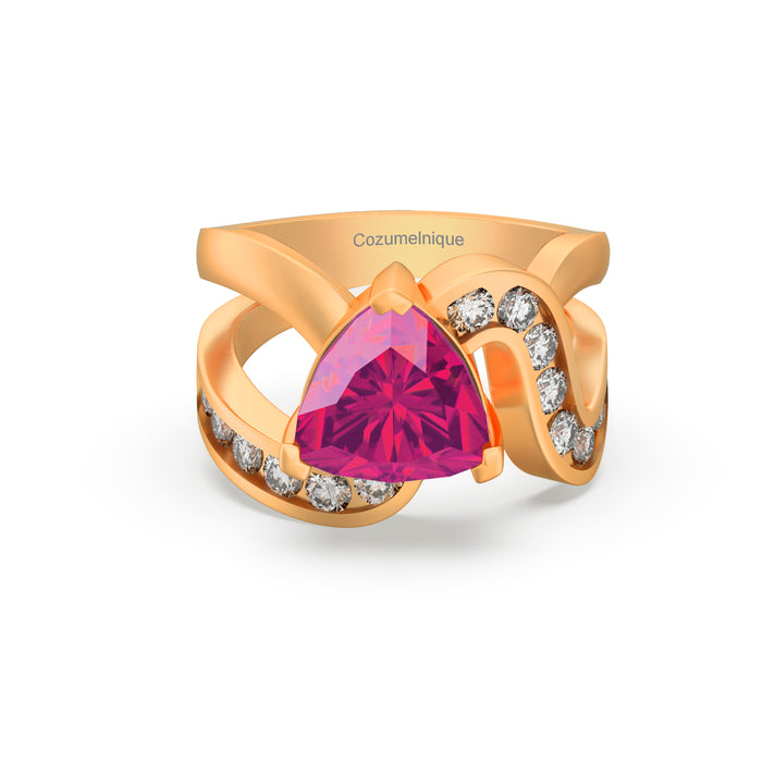 "Difference Maker" Ring with 2.50ct Pink Rose