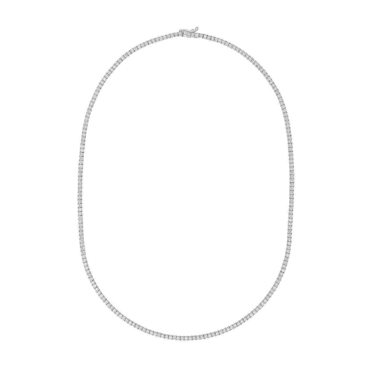 Diamond Tennis Riviera Necklace 17.00 CTW