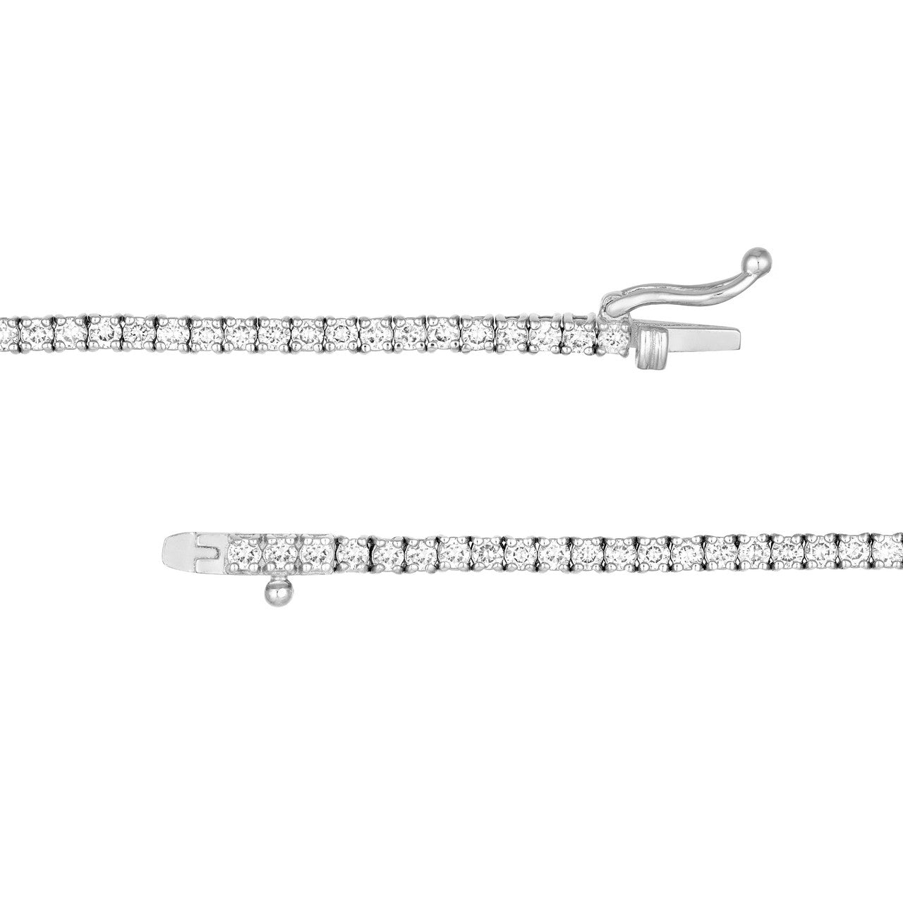 Diamond Tennis Riviera Necklace 17.00 CTW