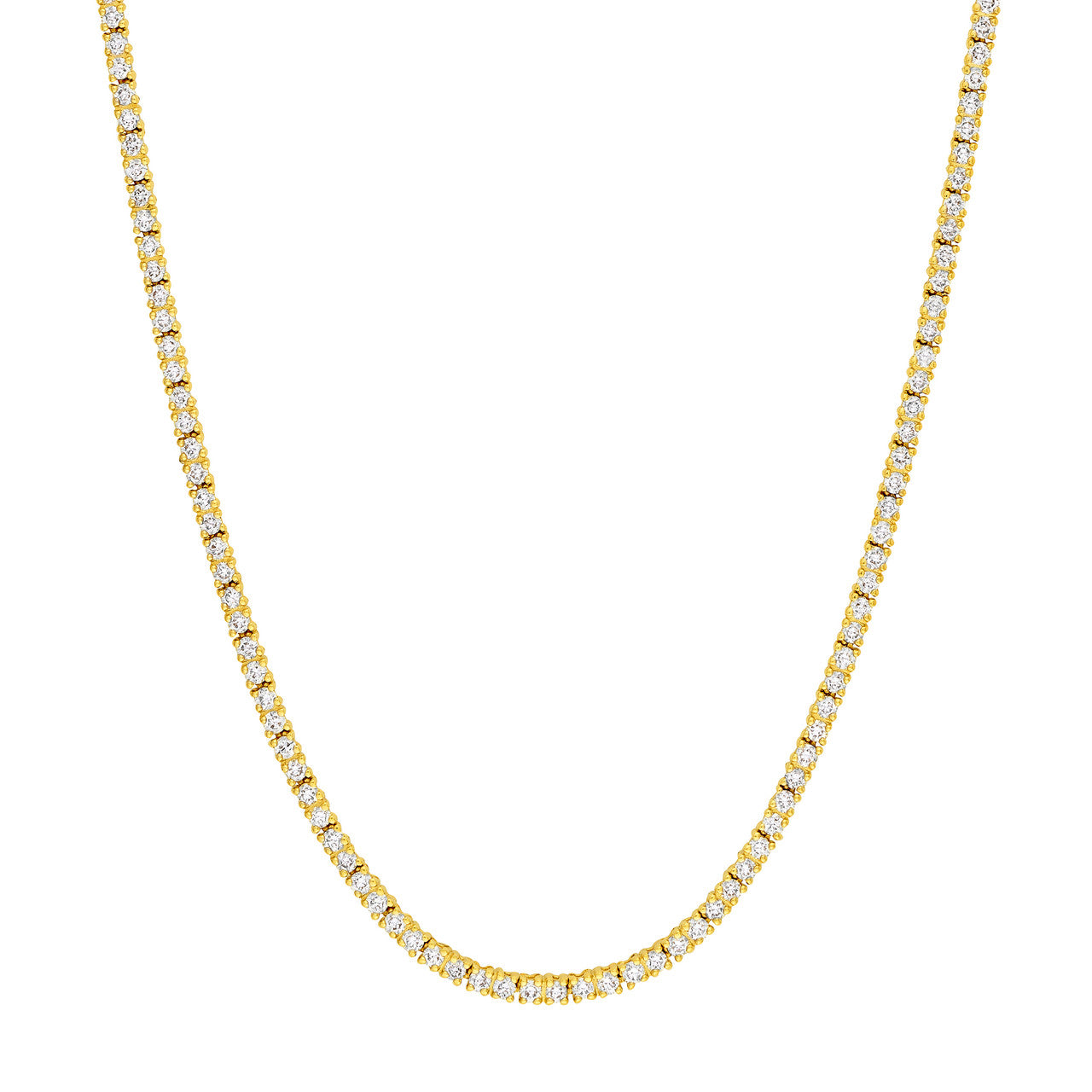 Diamond Tennis Riviera Necklace Lab 2.50 CTW