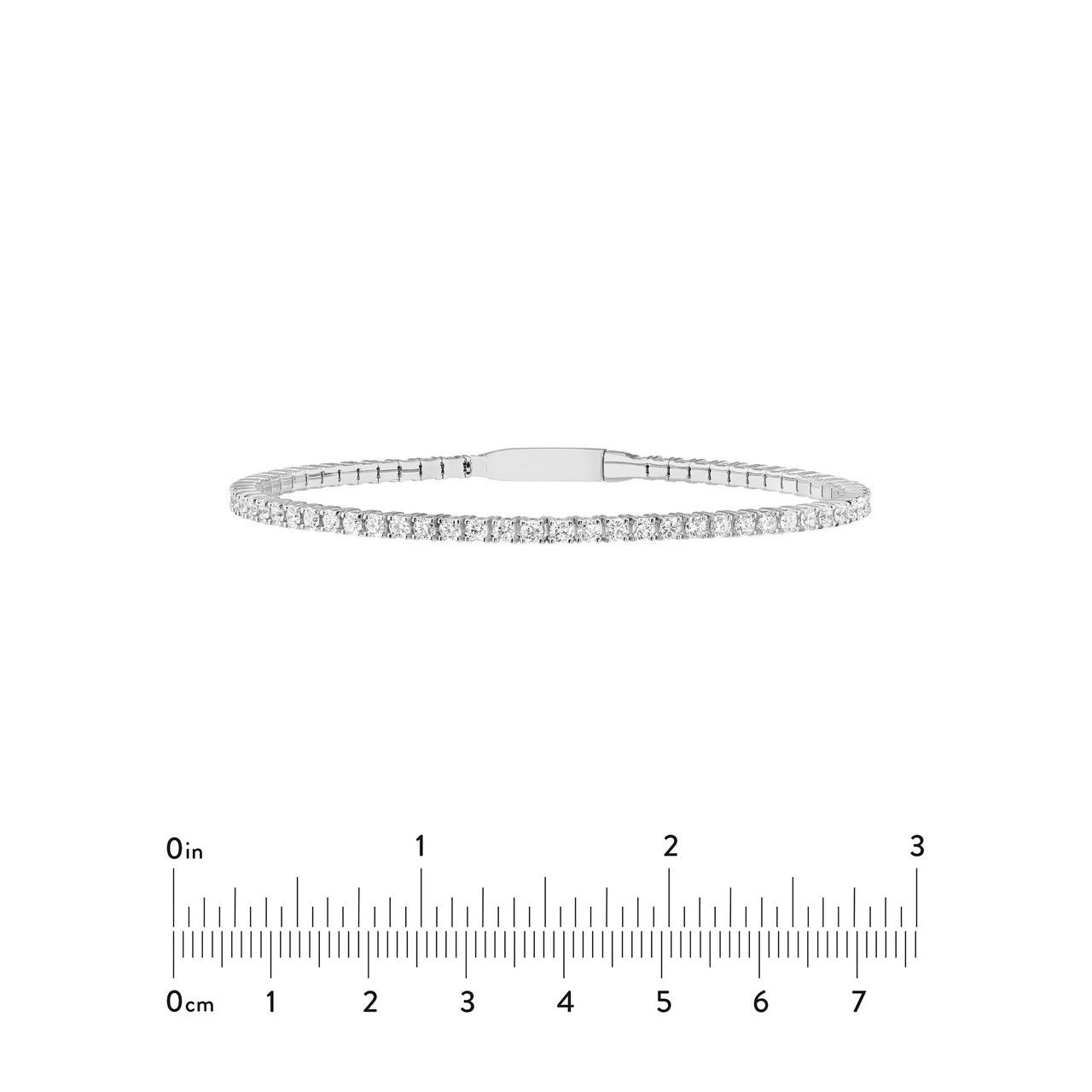 1.00 CTW Full Eternity Diamond Flex Bangle