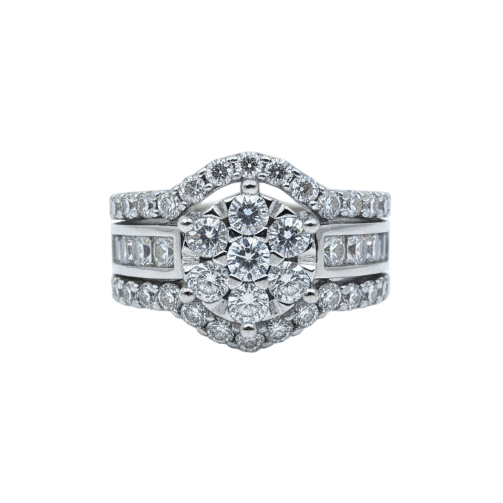 Diamond Ring Women's 4.00ct tw with 14kt Gold