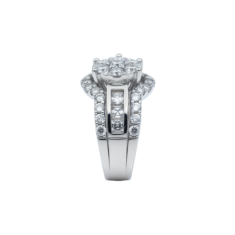 Diamond Ring Women's 4.00ct tw with 14kt Gold