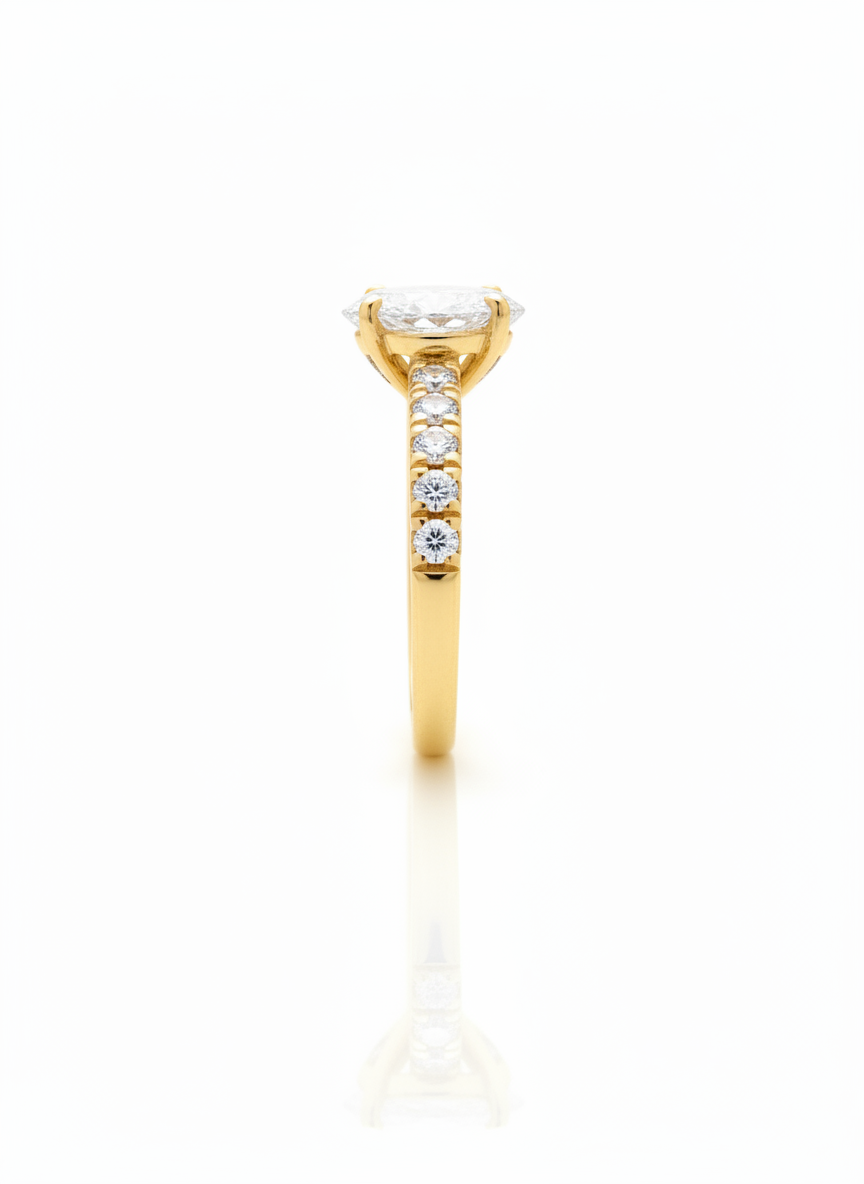 Marquise Diamond Ring 1.00CTW in 14k Gold