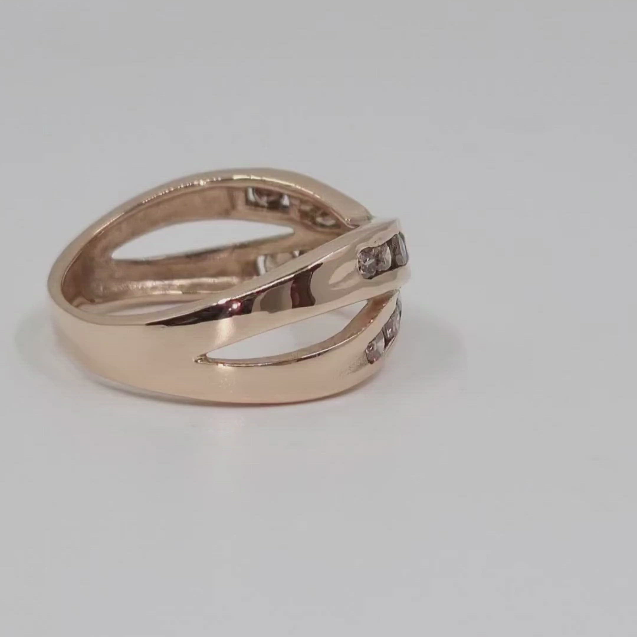 Choco Diamond Ring 0.85cttw 14kt Gold