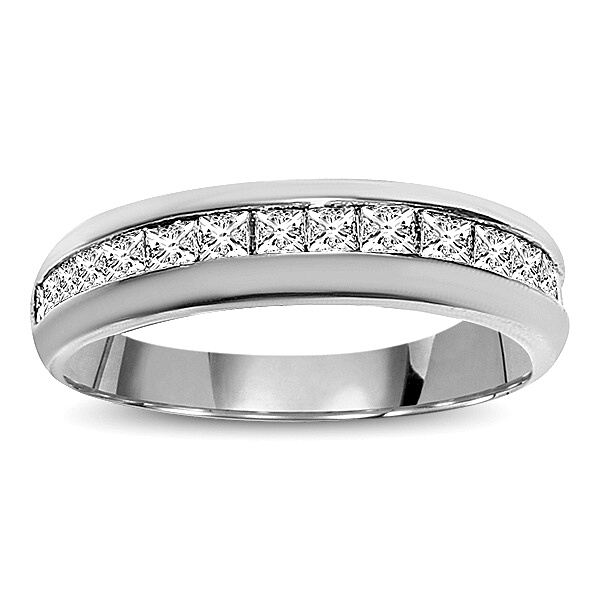 Diamond Band Fancy Princess Women's 1.00cttw 14kt Gold