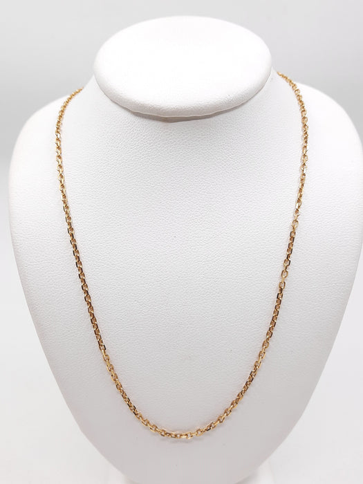 Women's Cable Link Chain 14kt 2MM - All lengths available