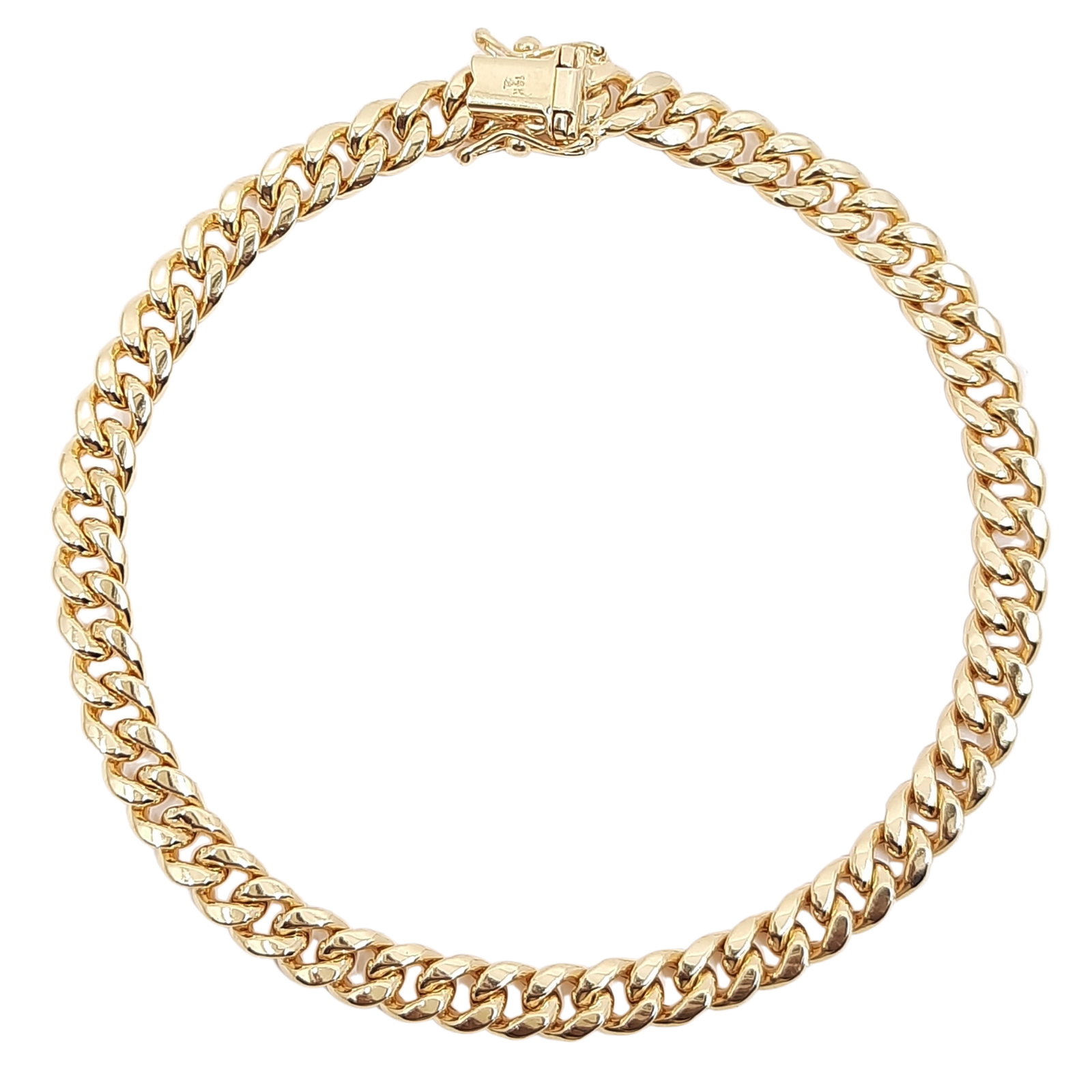 Miami Cuban Bracelet 14k 6MM 9