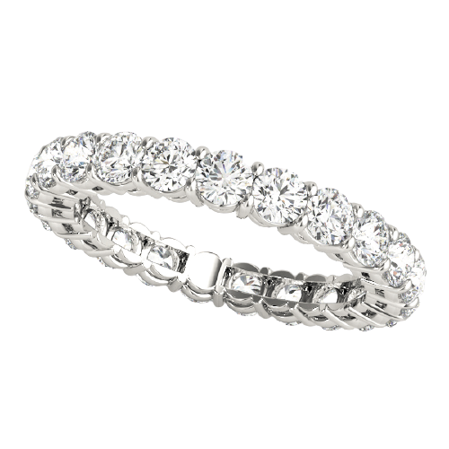 Eterna Diamond Eternity Band Women's Ring 4.00 ct tw 14kt Gold