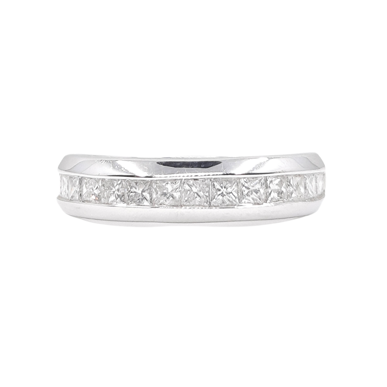 Diamond Band Fancy Princess Women's 1.00cttw 14kt Gold