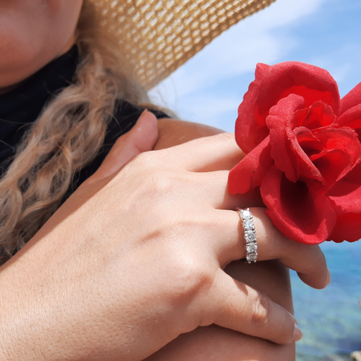 Diamond Band Women's 5-Stone 1.00cttw 14kt Gold