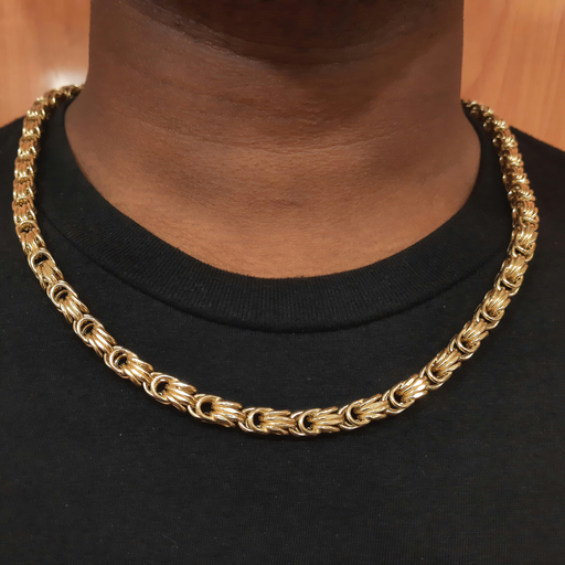 Byzantine Chain Heavy 14k 6MM - All lengths available