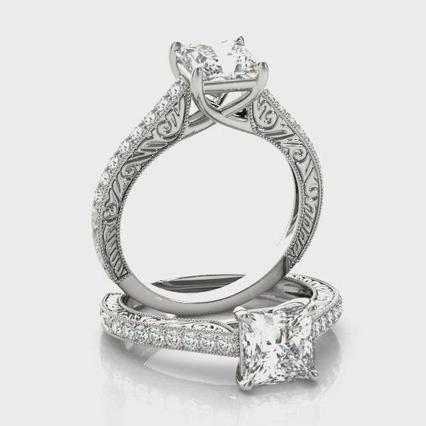 Diamond Ring Women's 1.42ct tw with 14kt Gold