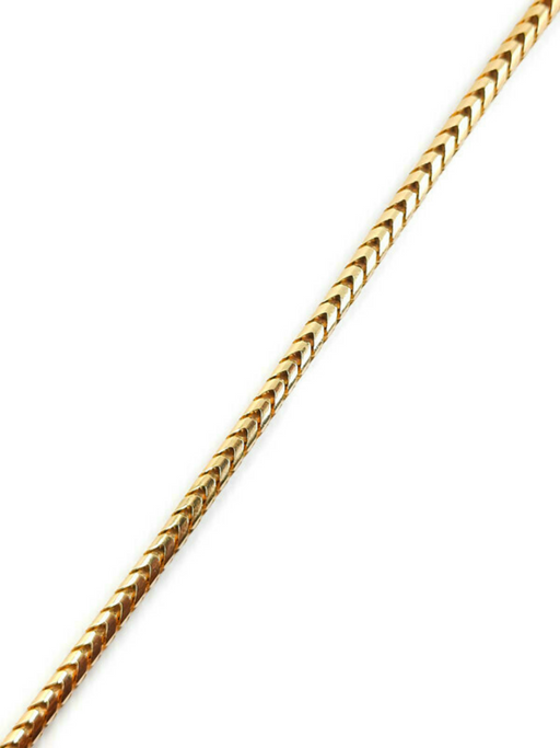Round Franco Link Bracelet 14k 3.5MM 8.5