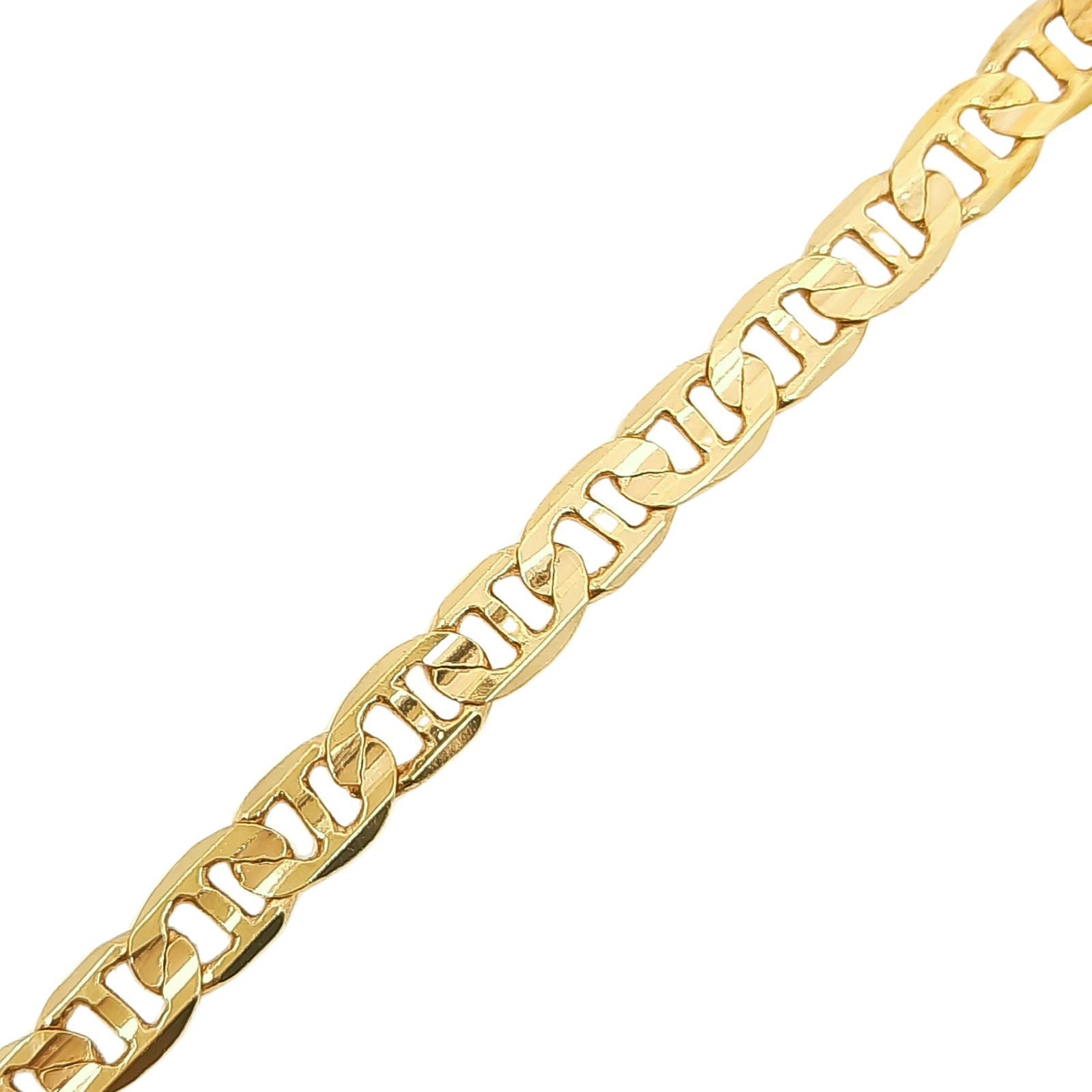 Marine Link Bracelet 14k 7MM 6.8