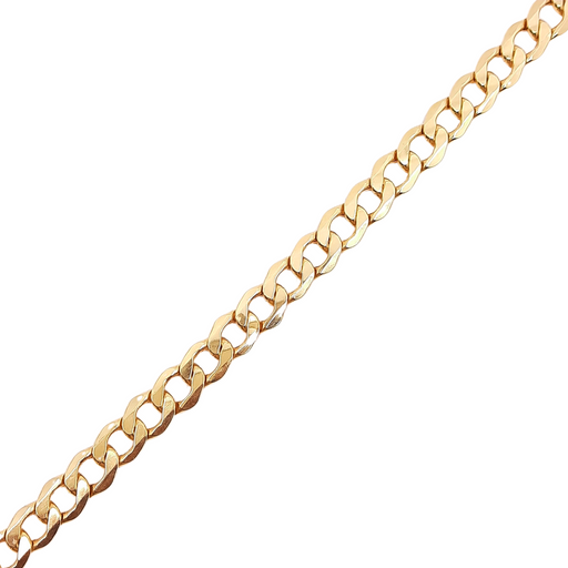 Women's Cuban Link Bracelet 14k 7MM 8.5