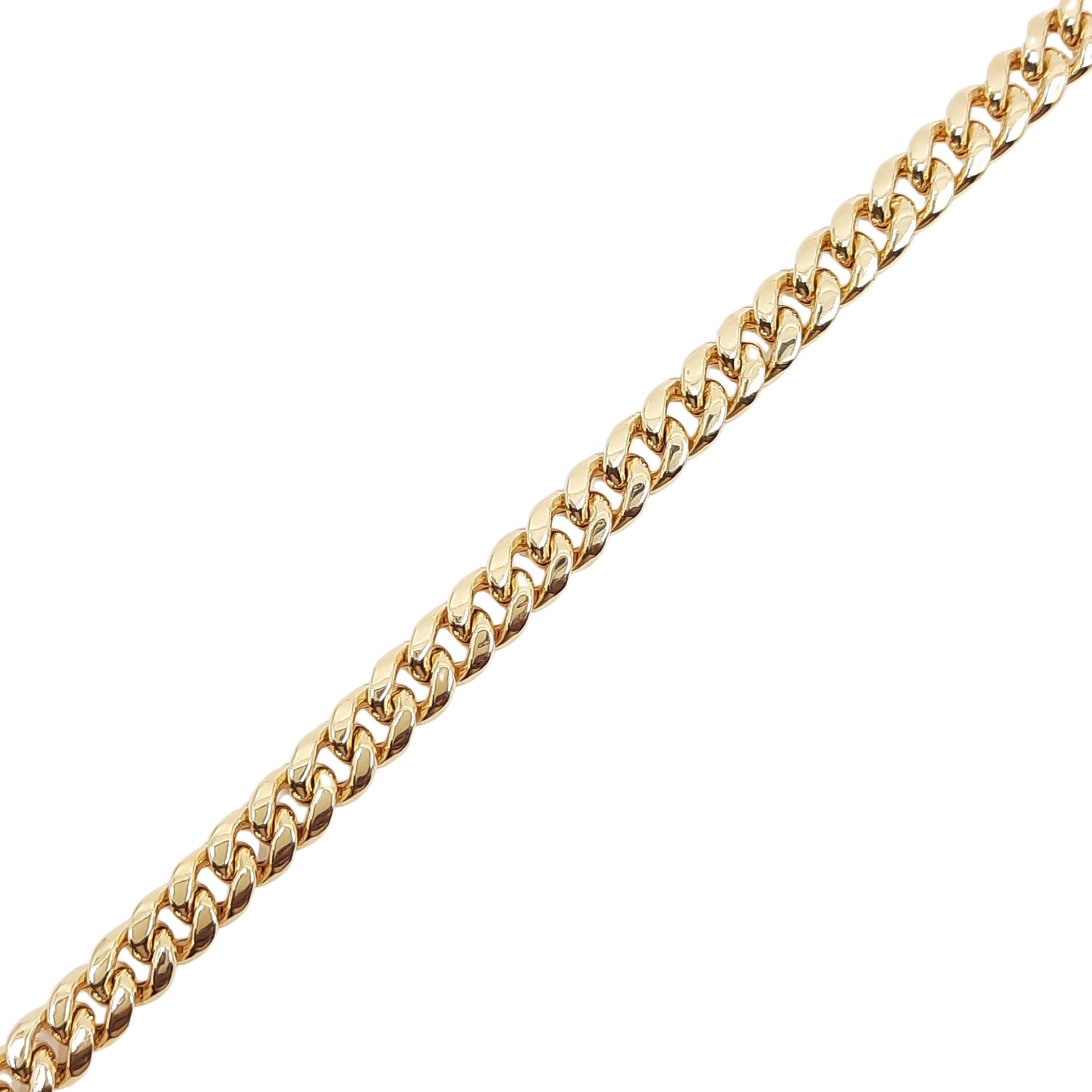 Miami Cuban Bracelet 14k 6MM 9