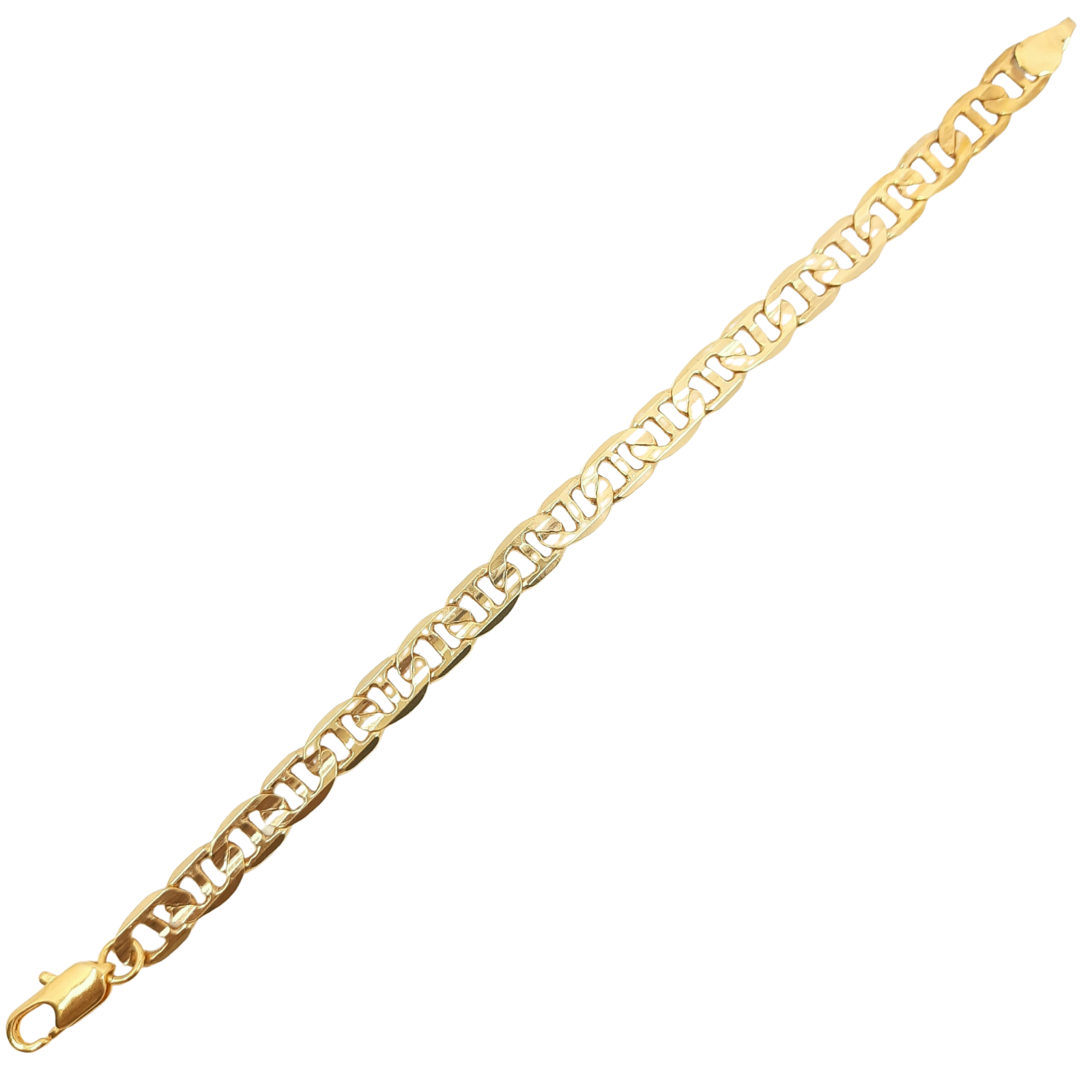 Marine Link Bracelet 14k 7MM 6.8