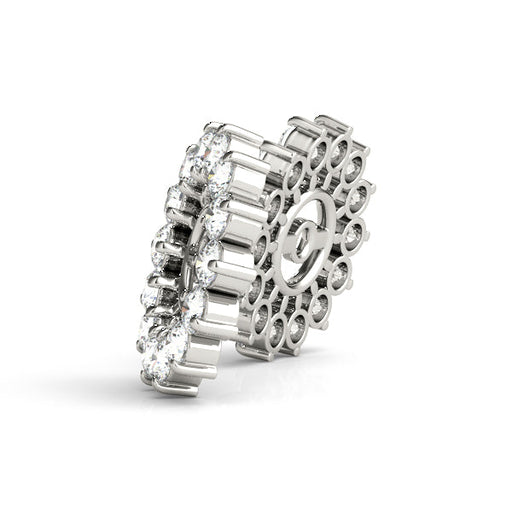 Eterna Diamond Earrings Jacket 0.70 ct tw 14kt Gold