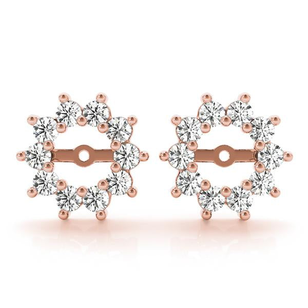 Diamond Earrings Jacket 1.00 ct tw 14kt