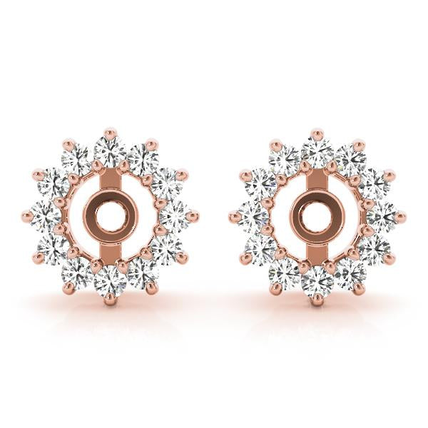 Eterna Diamond Earrings Jacket 0.60 ct tw 14kt Gold