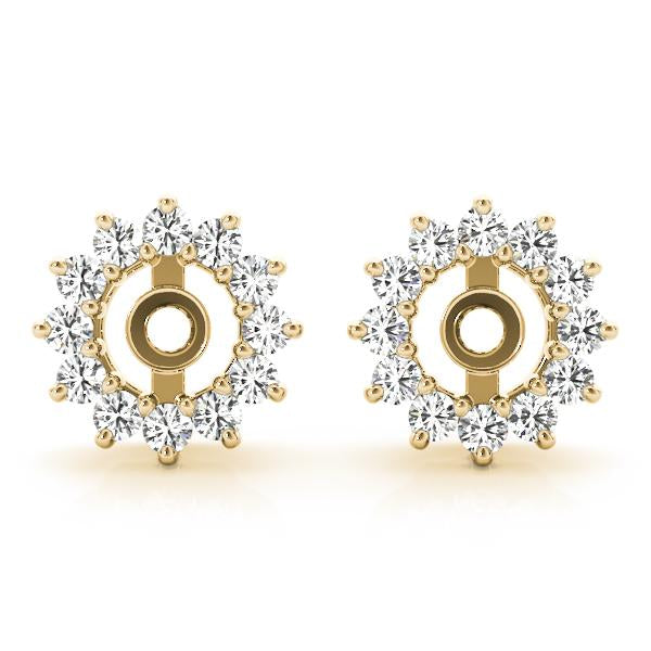 Eterna Diamond Earrings Jacket 0.60 ct tw 14kt Gold