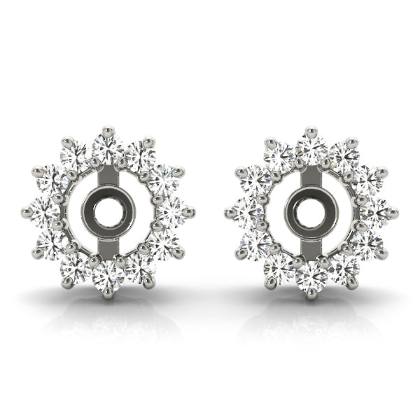 Eterna Diamond Earrings Jacket 0.60 ct tw 14kt Gold