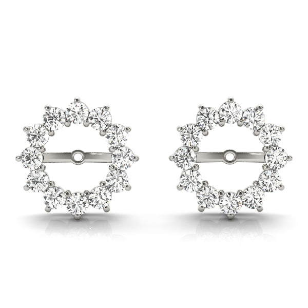 Diamond Earrings Jacket 1.20 ct tw 14kt Gold