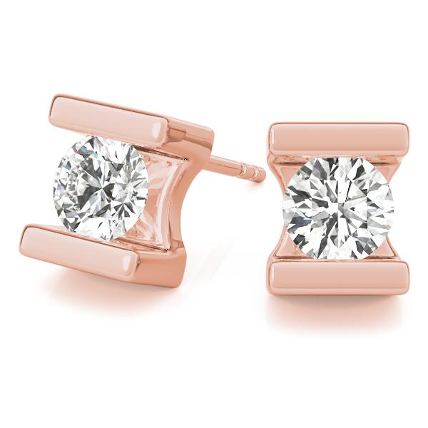 Diamond Stud Earrings Round 0.60 ct tw 14kt Gold