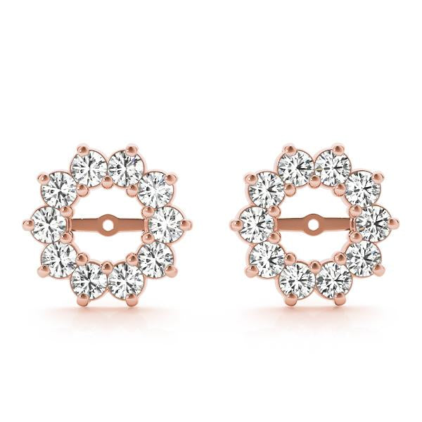 Diamond Earrings Jacket 1.00 ct tw 14kt
