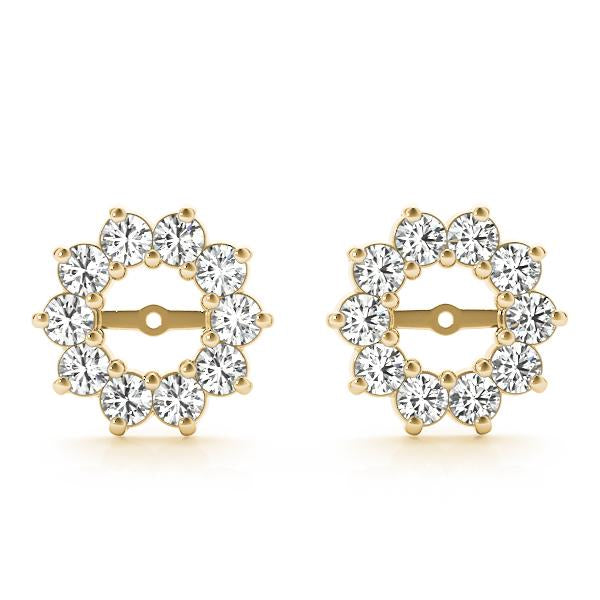Diamond Earrings Jacket 1.00 ct tw 14kt