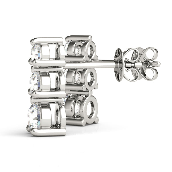 Diamond Earrings 0.70 ct tw 14kt Gold
