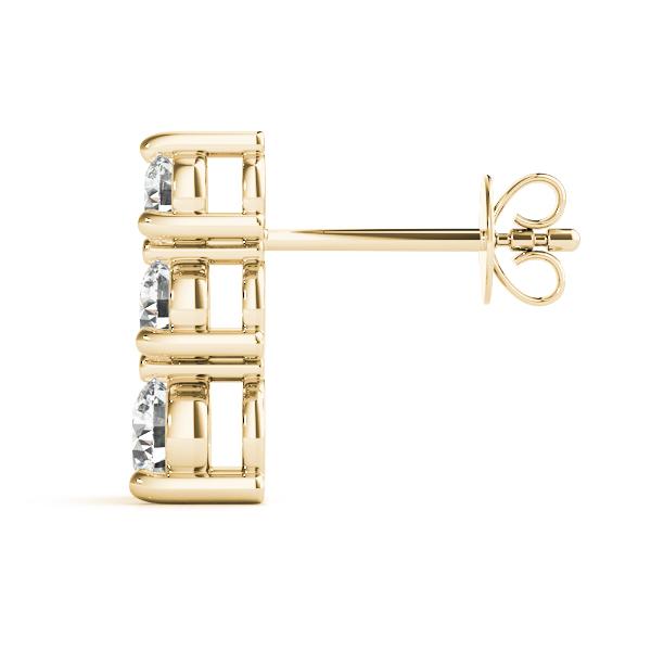 Diamond Earrings 0.70 ct tw 14kt Gold