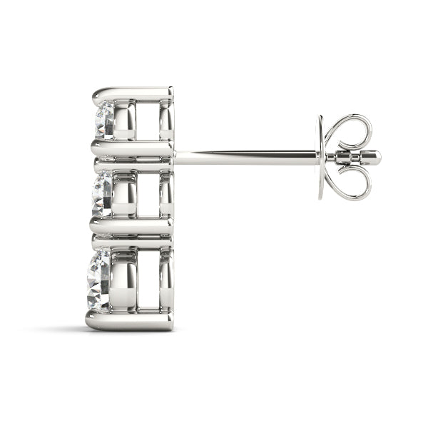Diamond Earrings 0.70 ct tw 14kt Gold