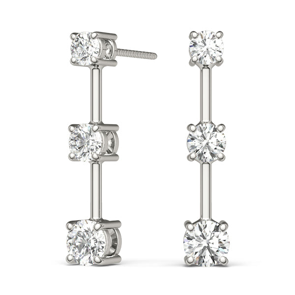 Diamond Earrings 1.20 ct tw 14kt Gold