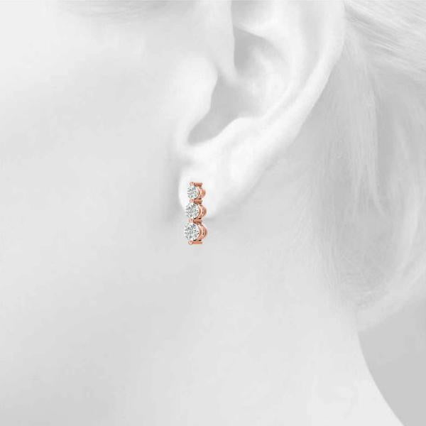 Diamond Earrings 0.39 ct tw 14kt Gold