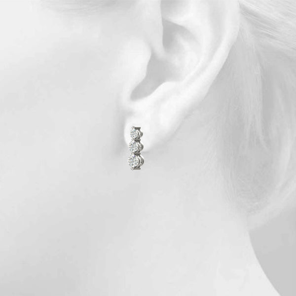 Diamond Earrings 0.39 ct tw 14kt Gold