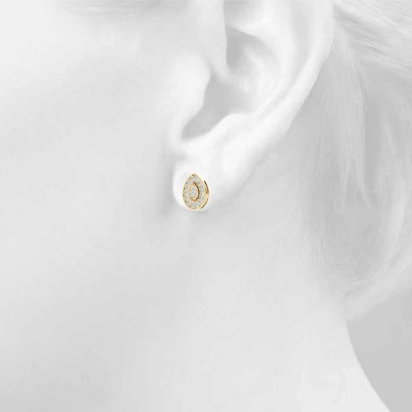Diamond Earrings 0.41 ct tw 14kt Gold