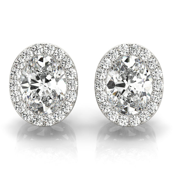 Diamond Earrings 1.42 ct tw 14kt Gold