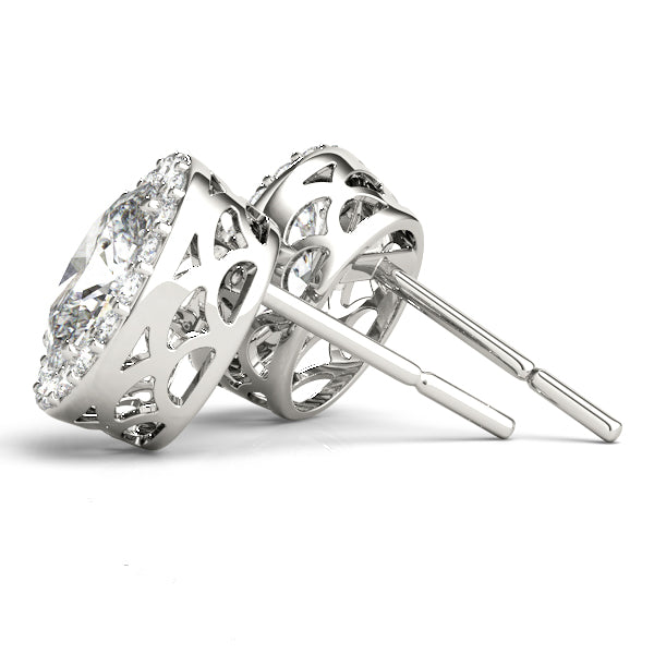 Diamond Earrings 1.42 ct tw 14kt Gold